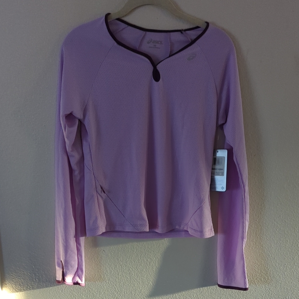 Asics Women's Lavender Long Sleeve Blouse